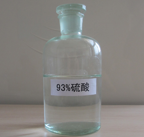93% of sulfuric acid